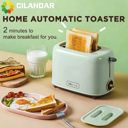 Electric Bread Toaster & Waffle Maker – 220V Double Oven with Hot Air Convection