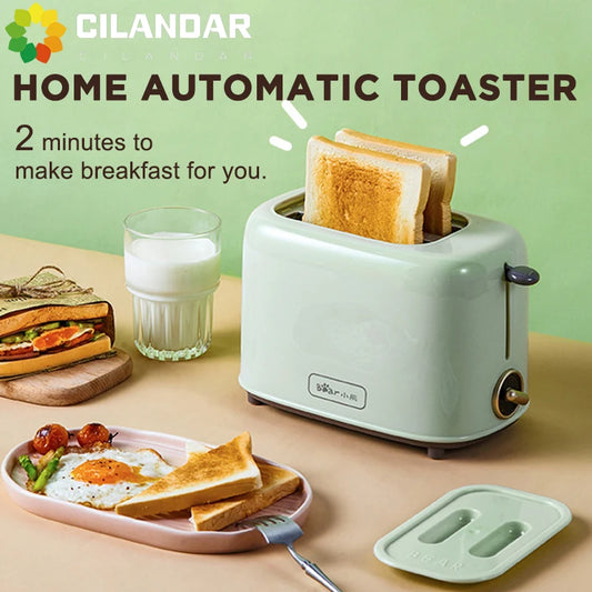 Electric Bread Toaster & Waffle Maker – 220V Double Oven with Hot Air Convection