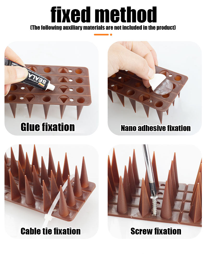 4.4m Fence & Wall Spike Set – 9PCS Pest Deterrent