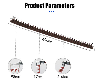 4.4m Fence & Wall Spike Set – 9PCS Pest Deterrent