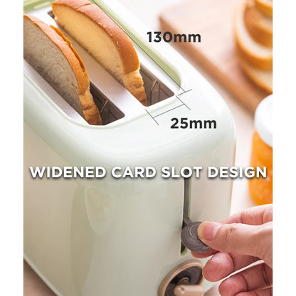 Electric Bread Toaster & Waffle Maker – 220V Double Oven with Hot Air Convection