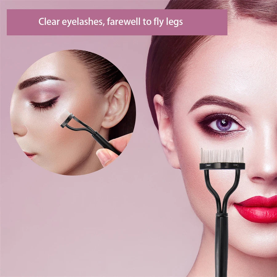 Dual-Color Handle Eyelash Curler & Beauty Tool Set – Eyelash Assistant
