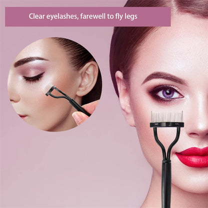 Dual-Color Handle Eyelash Curler & Beauty Tool Set – Eyelash Assistant