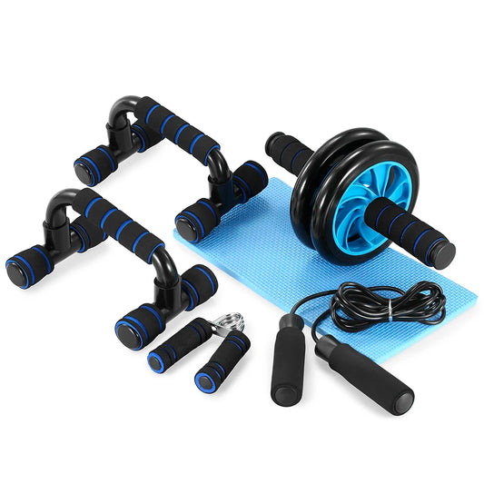 Healthy Abdominal Wheel 5-Piece Indoor Sports Product Combination Set