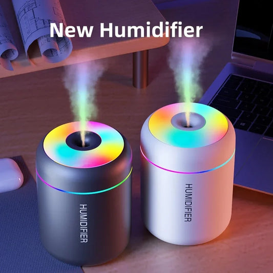 180ML Mini Air Humidifier USB Electric Aroma Diffuser Mist Maker Lights