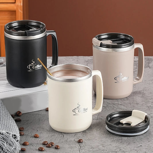 Tea Milk Coffee Cup - 304 Stainless Steel Double Wall Insulated Mug