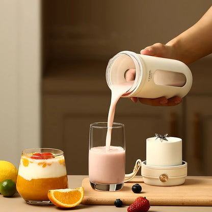 4/10 Blades Electric Portable Blender 350ML Juicer Fruit Mixers USB Rechargeable