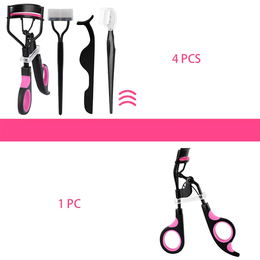 Dual-Color Handle Eyelash Curler & Beauty Tool Set – Eyelash Assistant