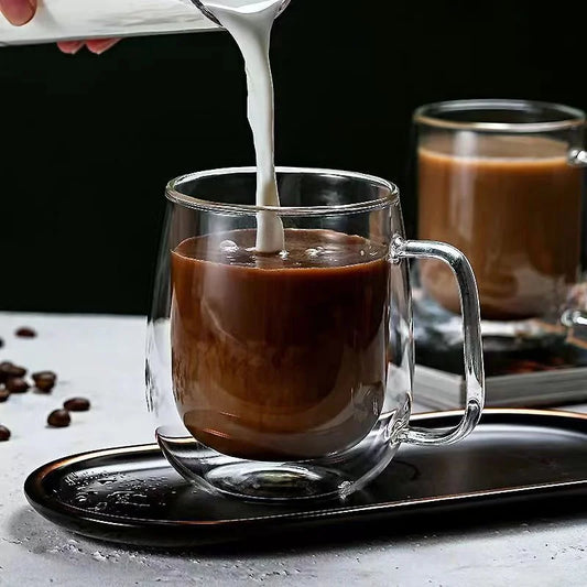 Heat-Resistant High Borosilicate Glass Mug