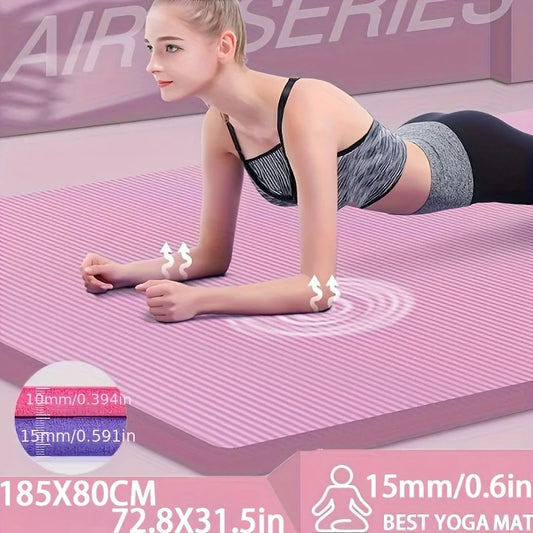 Thick NBR Yoga Mats Anti-slip Sport Fitness Mat Blanket For Exercise Yoga