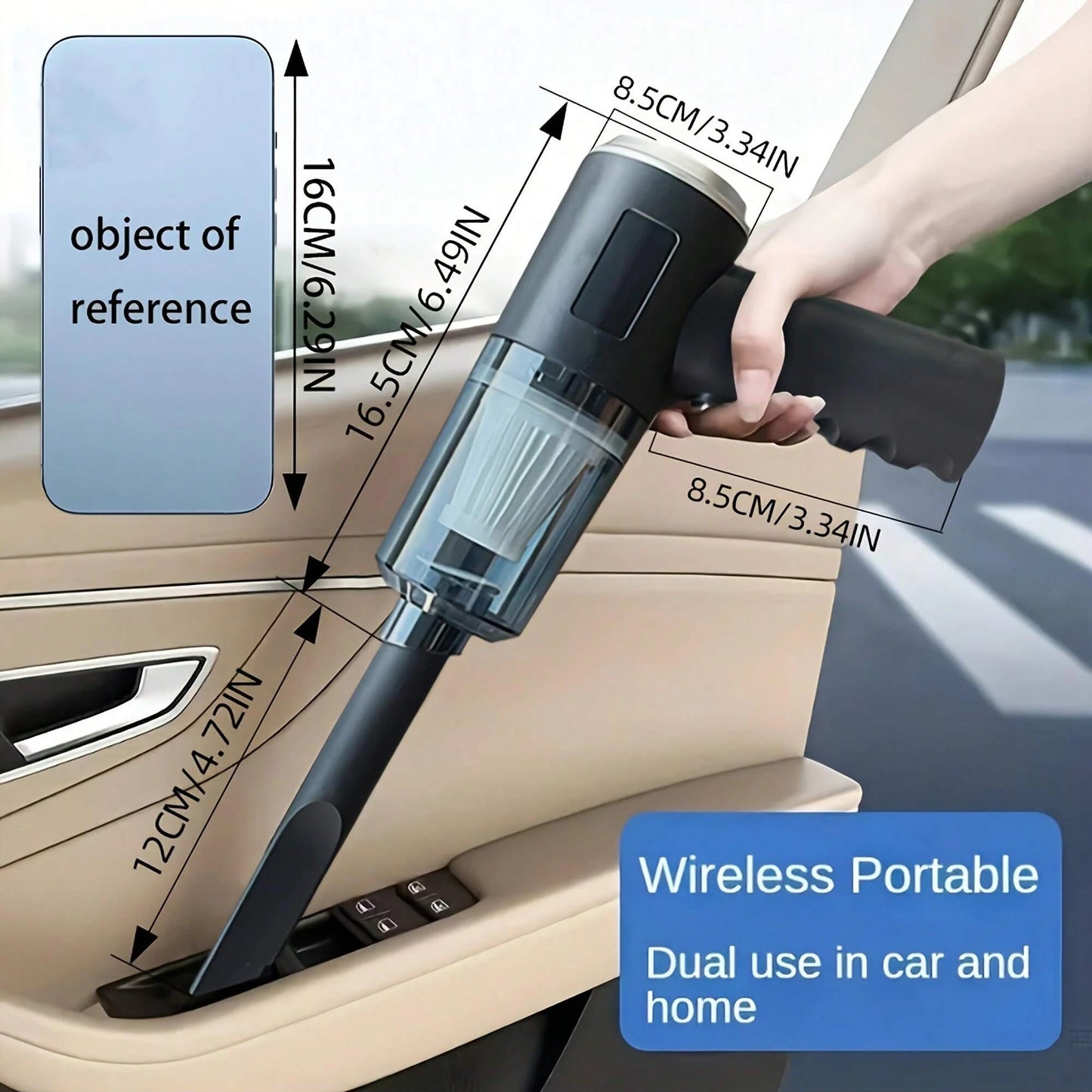3-in-1 Integrated Suction and Blowing Vacuum Combination Vacuum Cleaner