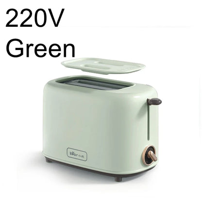 Electric Bread Toaster & Waffle Maker – 220V Double Oven with Hot Air Convection