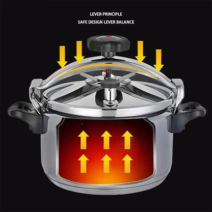 Aluminum Pressure Cooker Only for Gas with Easy Lock Lid