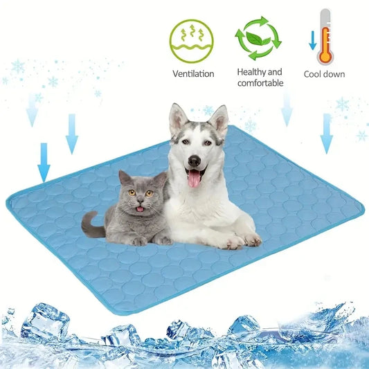 Dog Cooling Mat Pet Cold Bed Extra Large For Cat Ice Pad Blanket