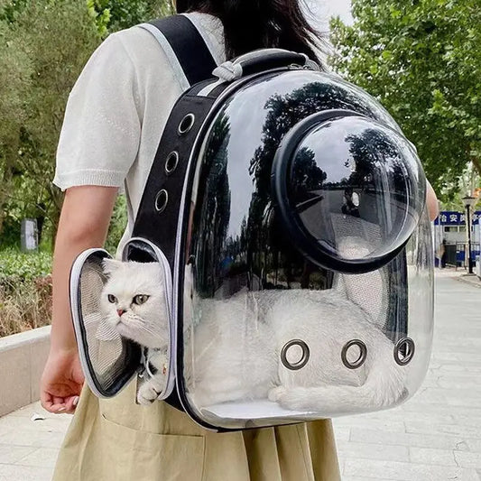 Pet Cat Carrying Bag Space Capsule Backpack
