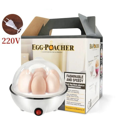 Single & Double Layer Multifunctional Egg Cooker – Electric Boiled Egg Steamer for Breakfast
