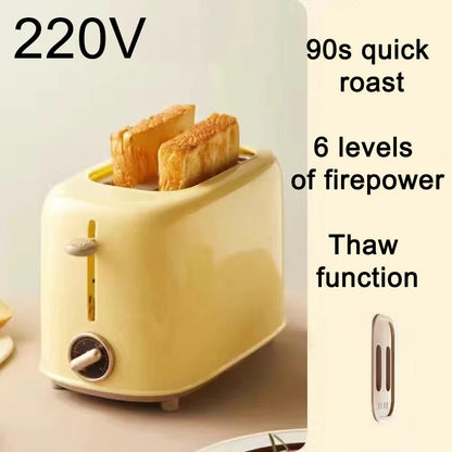 Electric Bread Toaster & Waffle Maker – 220V Double Oven with Hot Air Convection