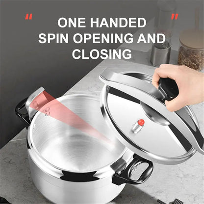 Aluminum Pressure Cooker Only for Gas with Easy Lock Lid