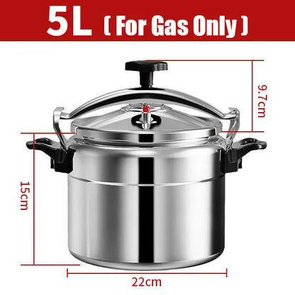 Aluminum Pressure Cooker Only for Gas with Easy Lock Lid