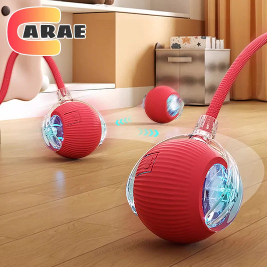 Automatic Rolling Ball with Tail Rechargeable Smart Pet Interactive Toy Intelligent Mouse for Cat