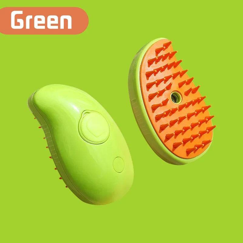 Pet Spray Massage Brush One Button Steam Spray Folding Hair Removal Brush Comb - Fitzsi Essentials