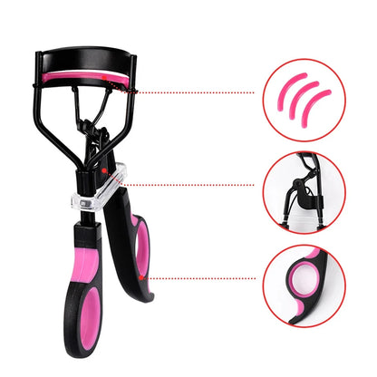 Dual-Color Handle Eyelash Curler & Beauty Tool Set – Eyelash Assistant