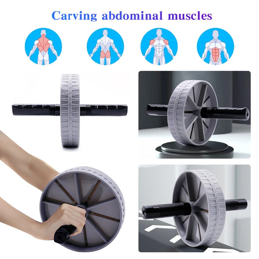 Workout AB Roller Wheel – Non-Slip Abdominal Trainer