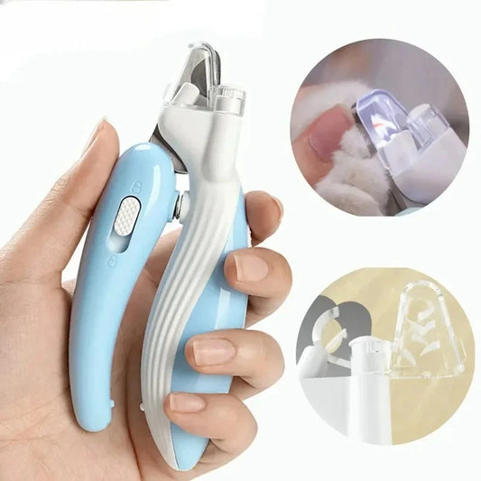 Professional Pet Nail Clippers with Led Light Pet Grooming Scissors