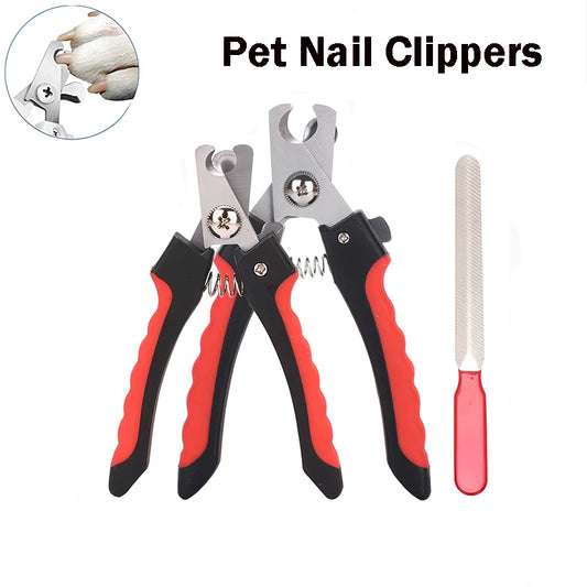 Multifunctional Stainless Steel Grooming Scissors Nail Clippers for Pets