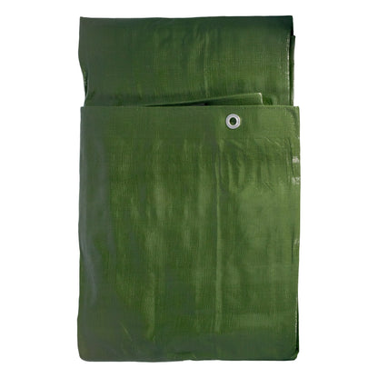 Heavy Duty L-Grade Tarpaulin 2m x 3m (200 GSM) – Green/Brown