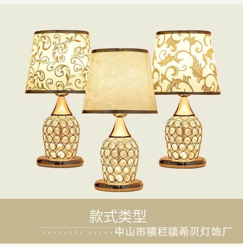 Elegant Fitzsi Essentials crystal lamp for bedroom with decorative shades and unique design