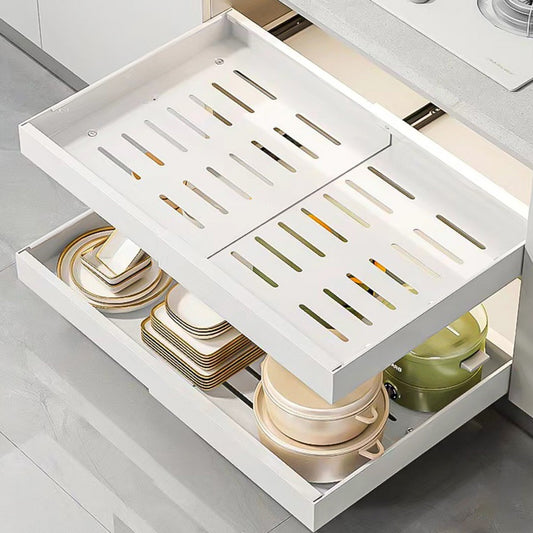 Pull-Out Kitchen Cabinet Organiser – Metal Sliding Storage Drawer