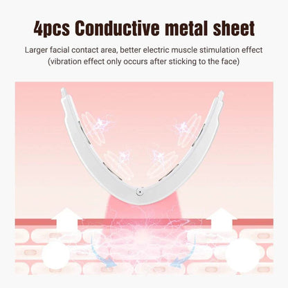 Fitzsi Essentials Electric Face Slimming Device featuring 4pcs conductive metal sheets for enhanced skin stimulation