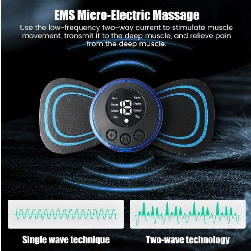 Fitzsi Essentials EMS neck massager patch for pain relief with micro-electric massage technology