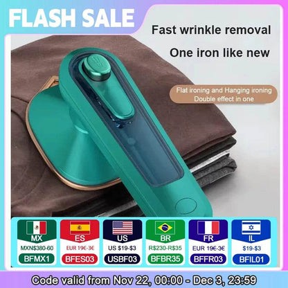 Fitzsi Essentials handheld garment steamer for fast wrinkle removal and versatile use on all fabrics