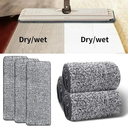 6-Pack Reusable Microfibre Replacement Mop Pads – 33 × 12cm