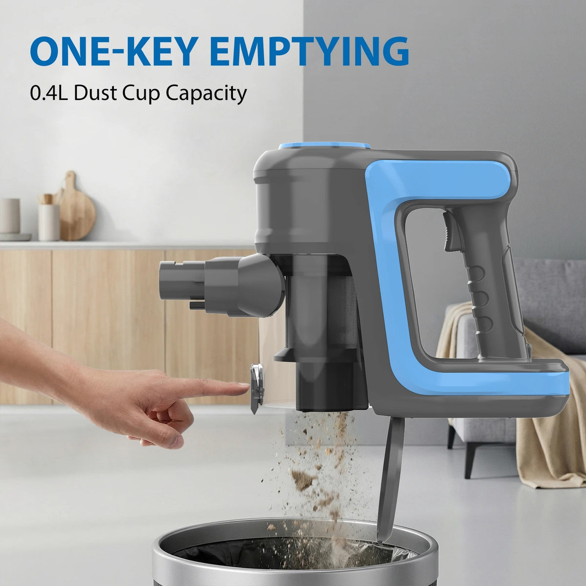 6-in-1 Cordless Vacuum Cleaner – 20,000Pa Suction