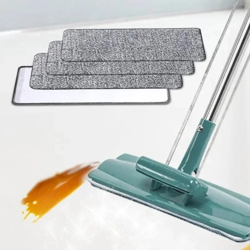 6-Pack Reusable Microfibre Replacement Mop Pads – 33 × 12cm