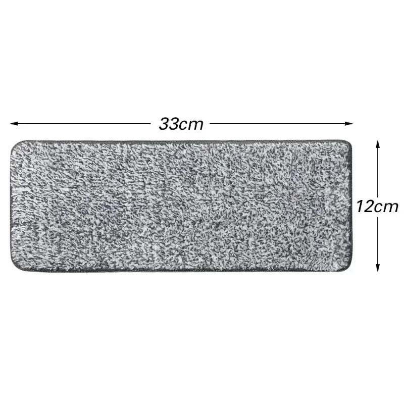 6-Pack Reusable Microfibre Replacement Mop Pads – 33 × 12cm