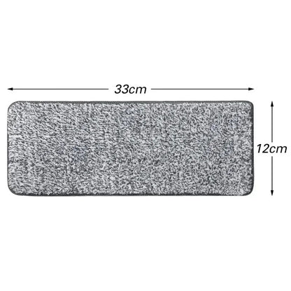 6-Pack Reusable Microfibre Replacement Mop Pads – 33 × 12cm