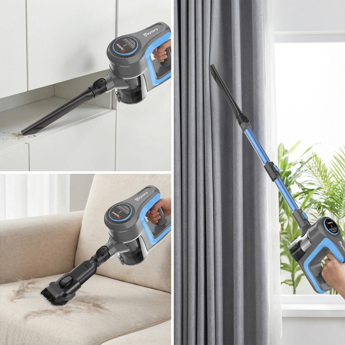 6-in-1 Cordless Vacuum Cleaner – 20,000Pa Suction