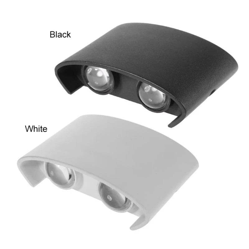 Fitzsi Essentials modern LED wall sconces in black and white finishes for stylish indoor lighting