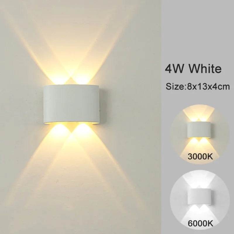 Fitzsi Essentials modern LED wall sconces in white, 4W, with a sleek design for stylish lighting