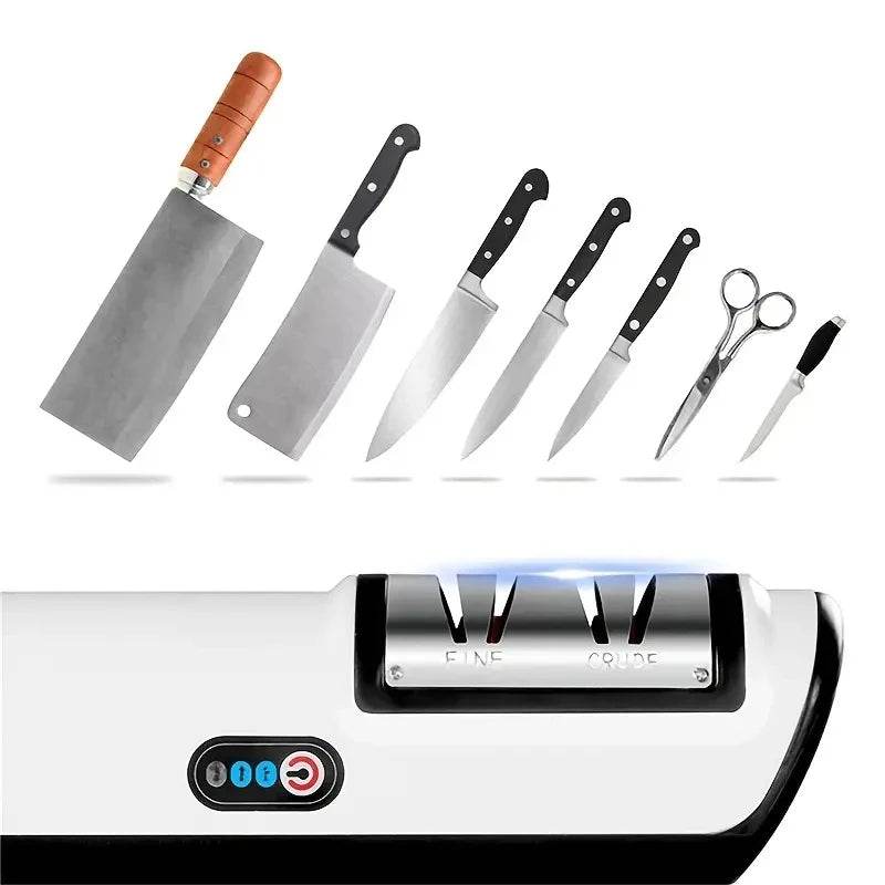 Fitzsi Essentials multifunctional sharpener gadget for sharpening various kitchen knives and scissors