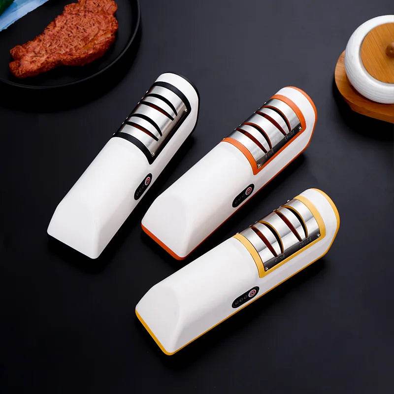 Fitzsi Essentials multifunctional sharpener gadget in three colors for kitchen use and convenience