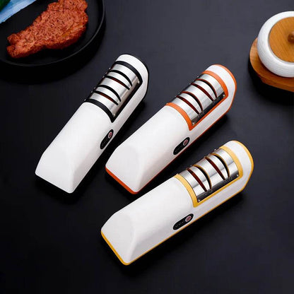 Fitzsi Essentials multifunctional sharpener gadget in three colors for kitchen use and convenience
