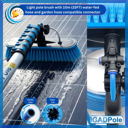 IGADPole Window Cleaning Accessories Kit – Brush, Squeegee & Duster (No Pole)
