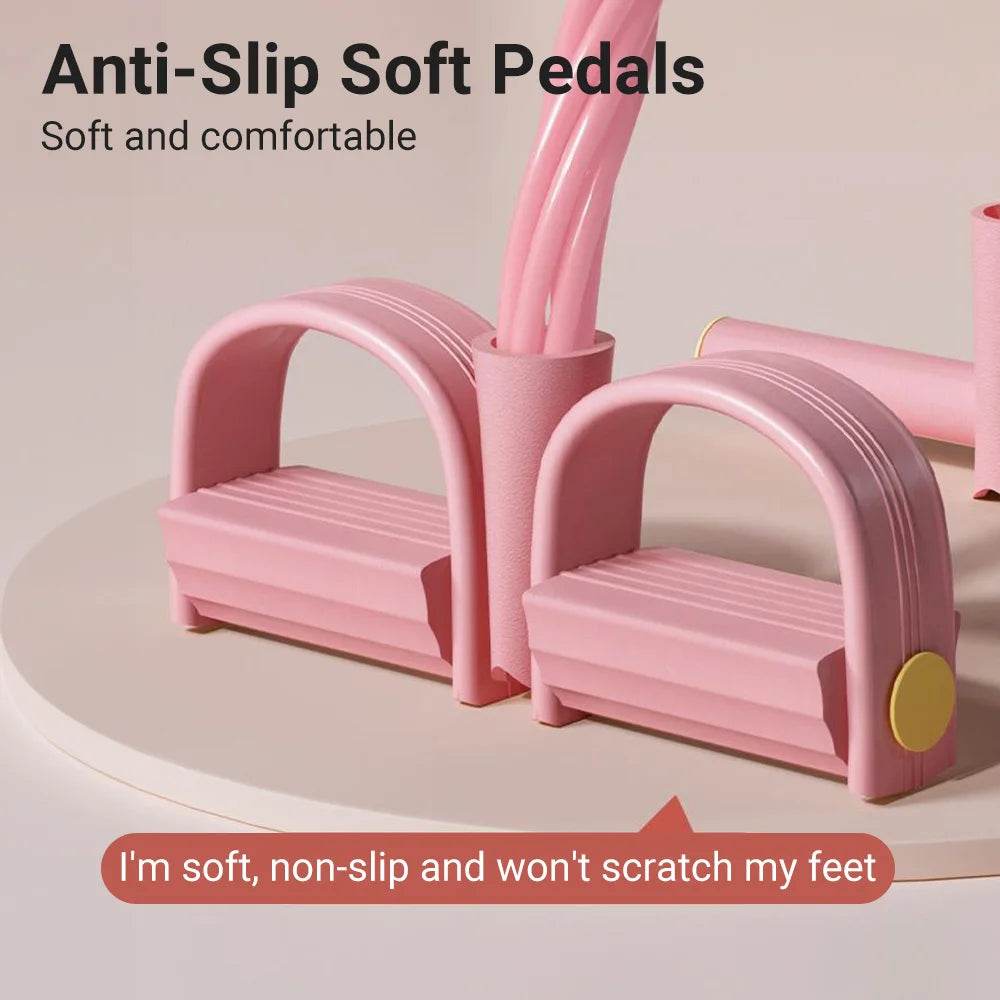 Fitzsi Essentials Anti-Slip Soft Pedal Resistance Bands Workout with comfortable grip for effective training