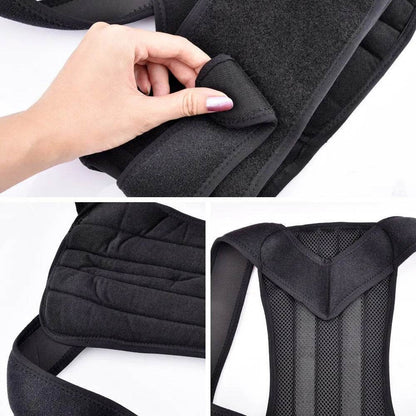 Fitzsi Essentials adjustable posture corrector with adjustable straps and breathable material for comfort