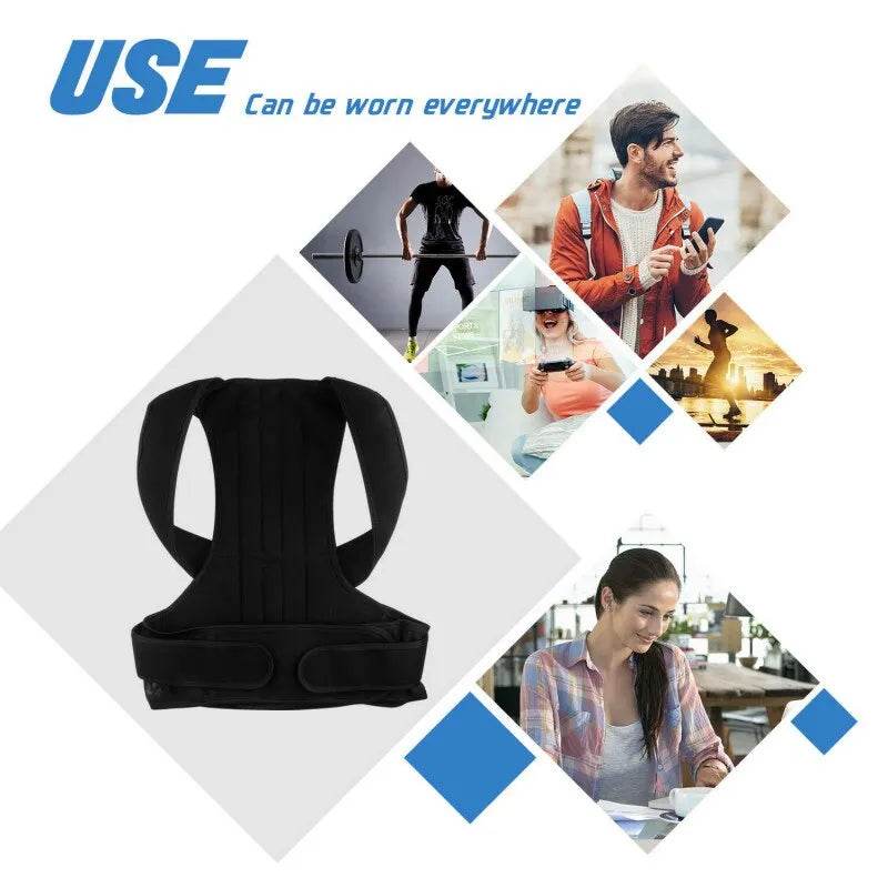 Fitzsi Essentials adjustable posture corrector designed for everyday use, suitable for various activities.